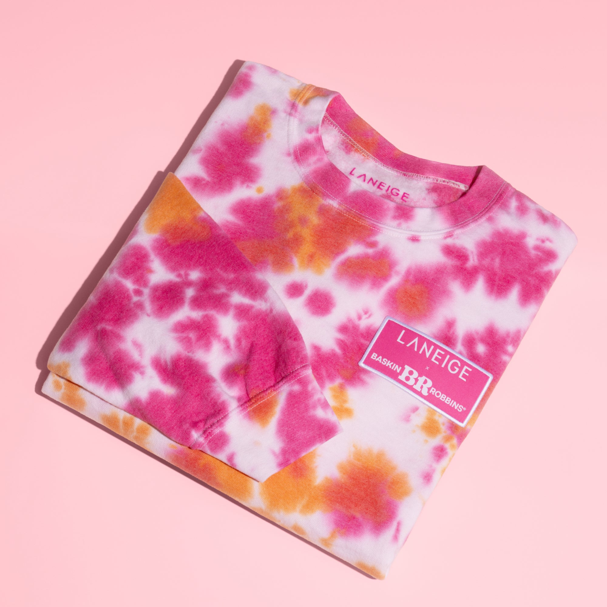LANEIGE x Baskin-Robbins? Tie-Dye Crewneck - Image 3