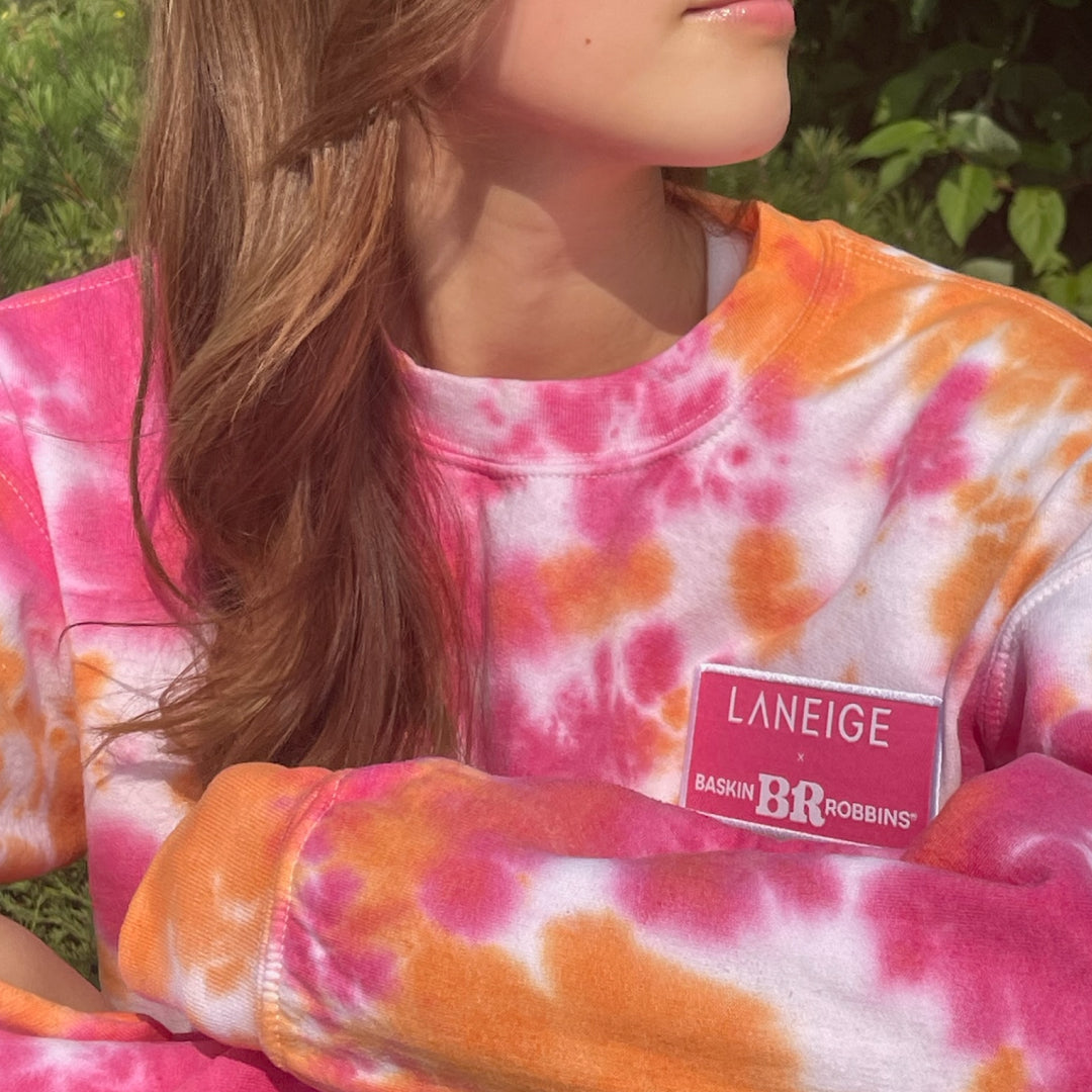 LANEIGE x Baskin-Robbins? Tie-Dye Crewneck - Image 8