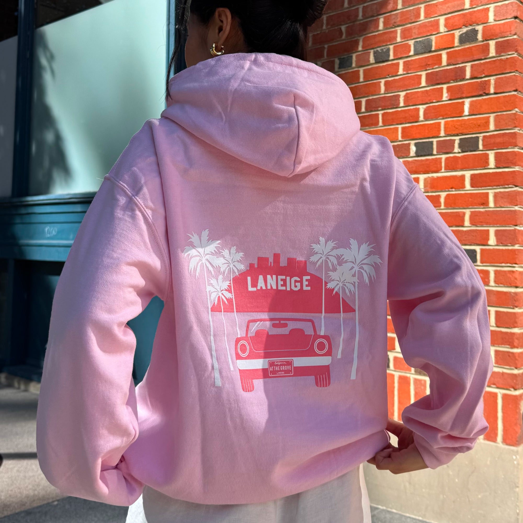 The Grove LA Pink Hoodie - Image 7